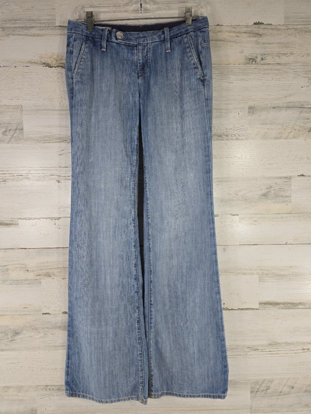 Vintage Y2K Banana Republic Classic Trouser Leg Jeans Women's Size 2 Light Wash